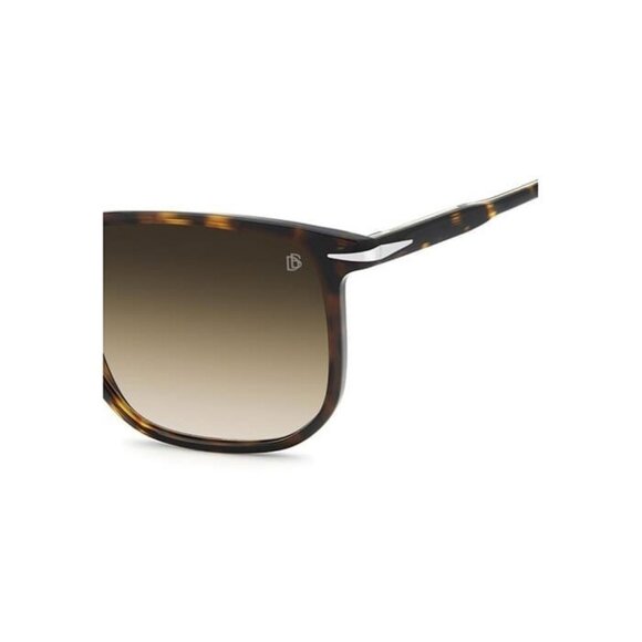 New DAVID BECKHAM Havana Square DB 1141/S 086N4 Sunglasses Women - Picture 3 of 4